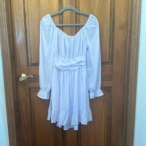 White flirty summer dress